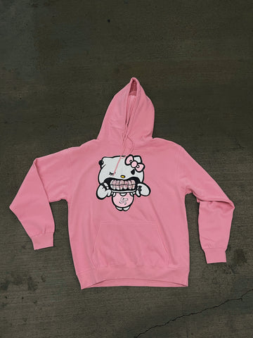 Baby Pink Hello Kitty Rhinestone Hoodie